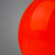 Space Age orange table lamp from Sergio Brazzoli for Guzzini, 1970s