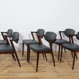 Model 42 Dining Chairs by Kai Kristiansen for Schou Andersen, 1960s, Set of 4