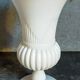 Antique milk glass baluster vase early 20th century