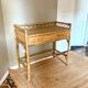 Vintage bamboo and rattan desk