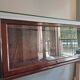 vitrine - coffre en bois et verre
