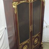 Acajou Library of Cuba Scd Empire decorated with 50 gilded bronzes