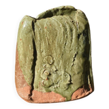 Glazed terracotta vase