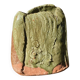 Glazed terracotta vase