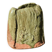 Glazed terracotta vase
