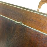 vintage industrial wooden drawer cabinet / archive cabinet