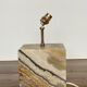 LAMP 1970 ON ONYX FOOT DESIGN FRENCH WORK MARMARA