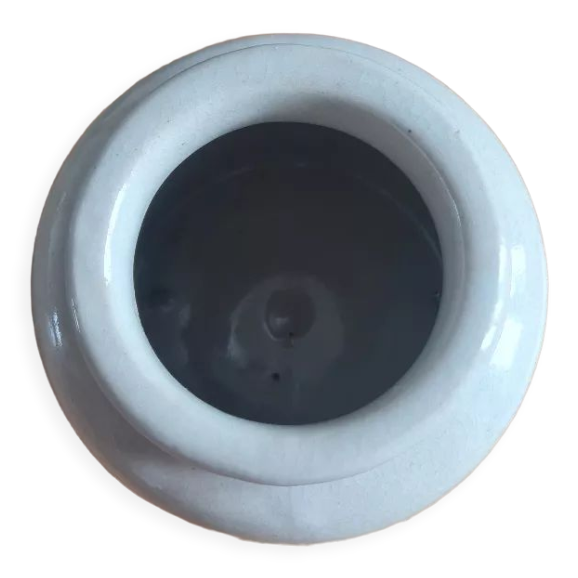 Stoneware mustard pot