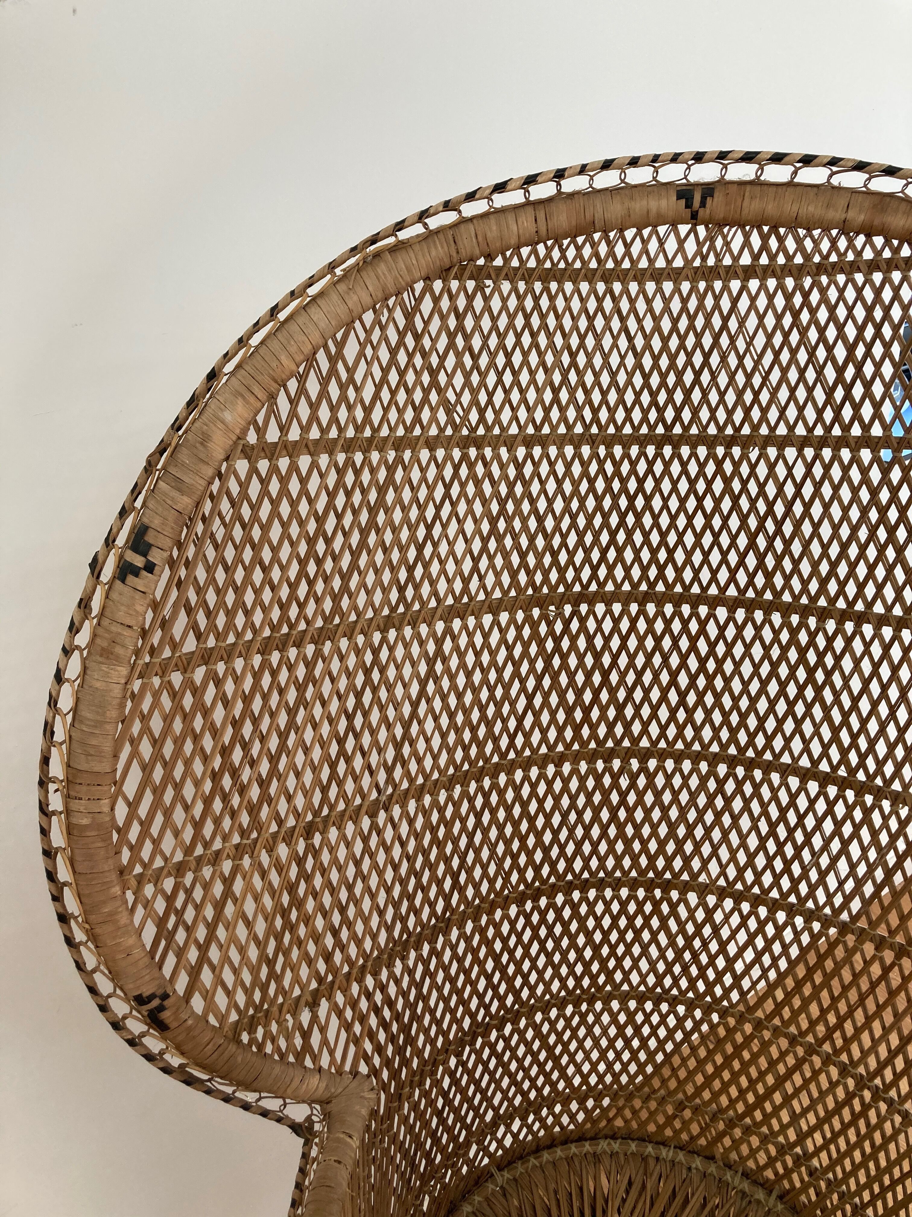 Emmanuelle rattan chair