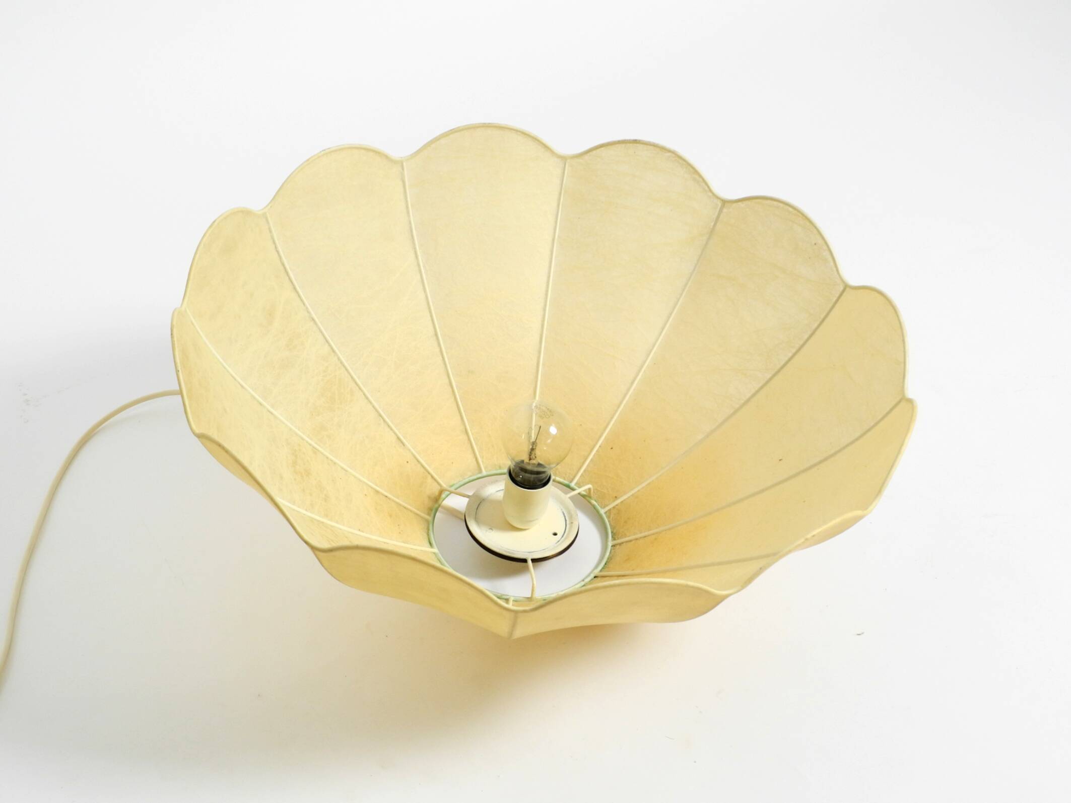60er XL Cocoon pendant lamp in very good original vintage condition