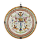 Antique majolica plate decorated with fruits, Italy, 20th century.