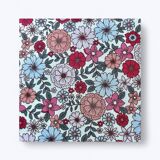 Vintage powder pink compass leg chest of drawers from the 1950s