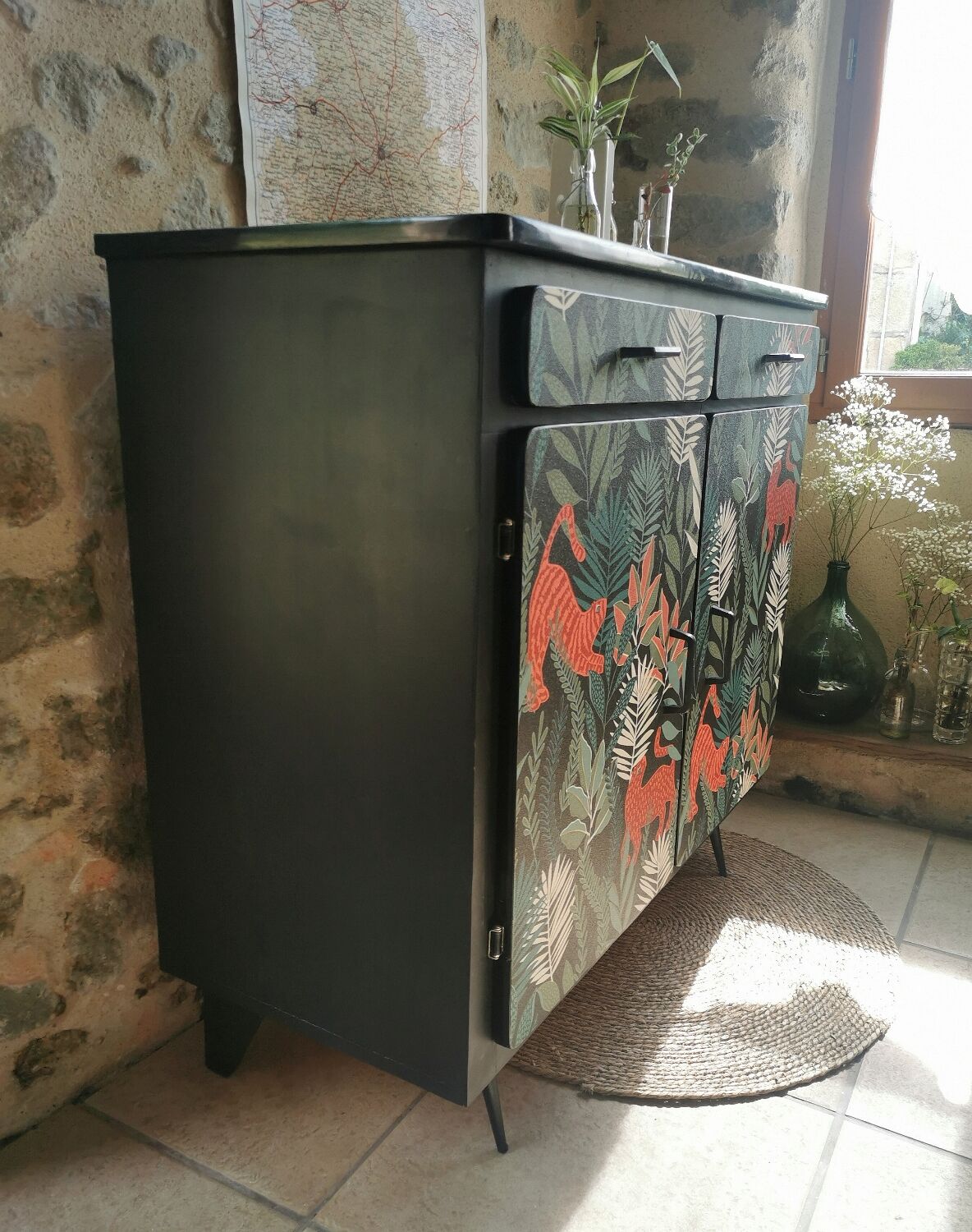 Formica vintage sideboard