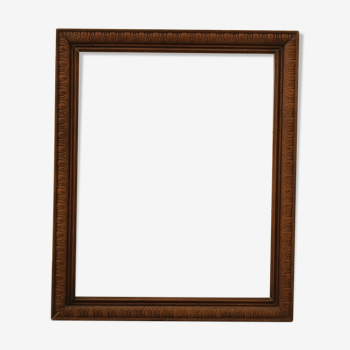 Carved wooden frame