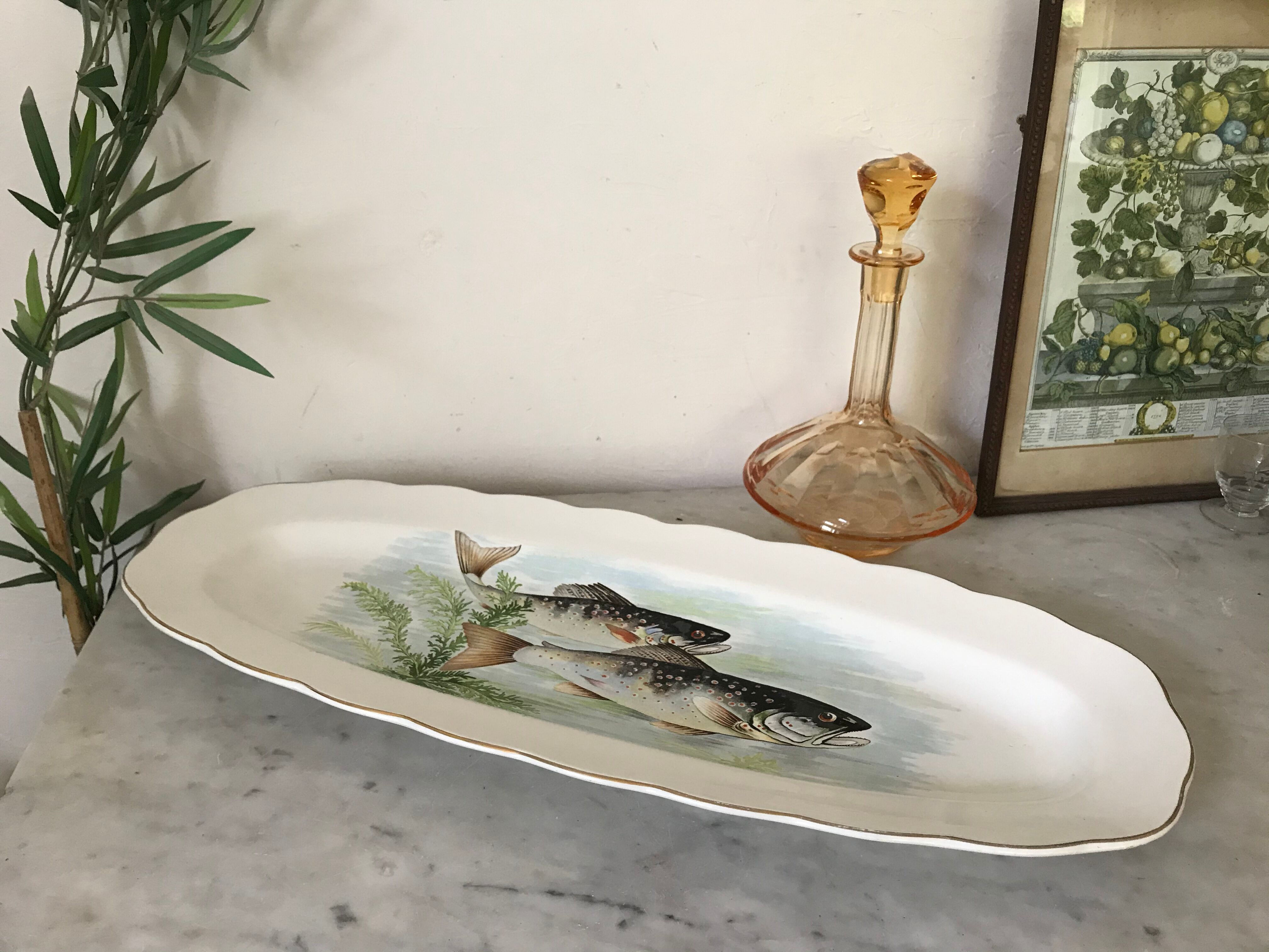 Digoin & Sarreguemines dish