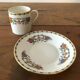 Service of 12 porcelain coffee cups, Raynaud, Limoges, 1950s.