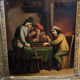 Painting on copper XIXth players