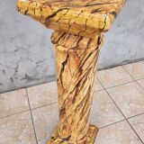 Iron column imitation marble