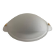 Glass ceiling light in the shape of a turtle shell, 1970s, Germany