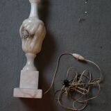 Alabaster lamp base