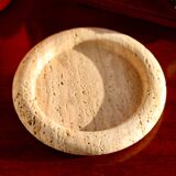 Cecilia – Travertine Round Tray  | W20cm H 2cm