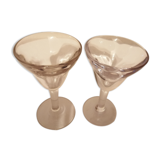 Set of 2 bistro glasses