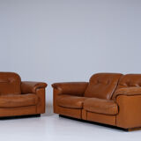 Canapé cuir 2 places ajustable De Sede 101