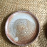 Series of 6 dessert plates in sandstone
