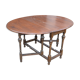 Table anglaise ovale en chêne pliante dite gateleg