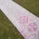 Vintage Turkish hallway rug 74x440 cm