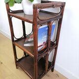 Vintage rattan shelf