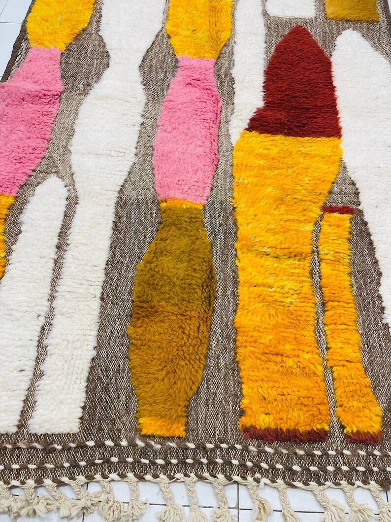 Unique handmade artisan rug 250cm x 150cm