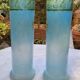 Pair of Legras art nouveau vases