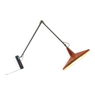 Midcentury wall lamp | Wim Rietveld | Gispen | model 4050 | Panama lamp | vintage 50's