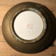 Hollow plate Japan ACF porcelain circled brass decorated with cranes
