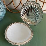 Vintage shell butter dish