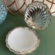Vintage shell butter dish