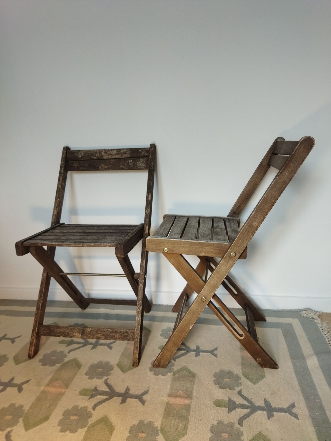 Vintage folding chairs