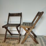 Vintage folding chairs