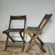 Chaises pliantes vintage
