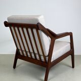 Danish easy chair in afromosia by Brockmann Petersen for Randers, 1960s