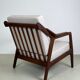 Danish easy chair in afromosia by Brockmann Petersen for Randers, 1960s
