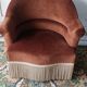 Paire de fauteuils crapaud