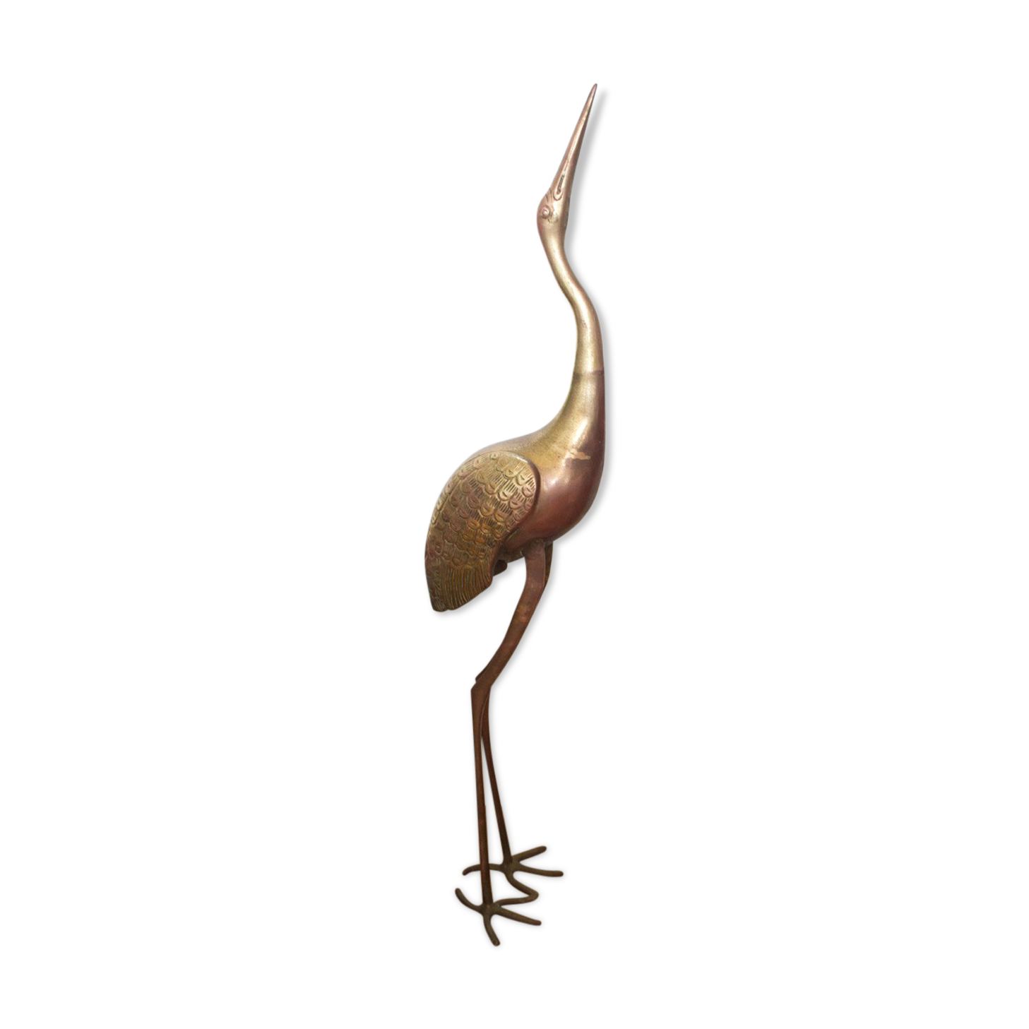 Brass heron