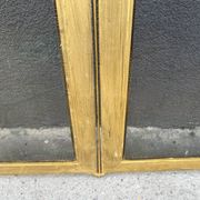 Antique 19th century fireplace screen, Bouhon Frères spark arrester