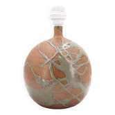 Ceramic lamp by Roland Zobel, Les Cyclades, 1970s