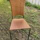 4 Metal and rattan bistro chairs for brewery, beer, café and terrace