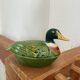 Terrine vintage barbotine canard (Michel Caugant)