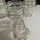 Set of 3 Art Deco crystal bottles