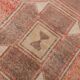 Tapis de course vintage turc rouge Rose 3x10, 80x309Cm SK 20304
